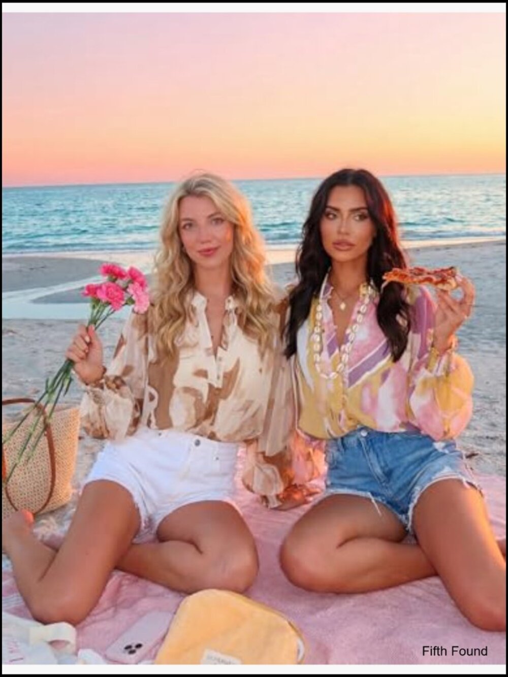 Floral Print Boho Blouse Long Sleeve Button Down Oversized Shirt - Picture 3 of 7